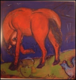 CHEVAL ROUGE CHAGALL